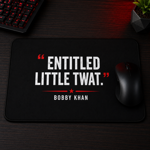 Mouse Pad That Makes A Statement (BKS Quote collection)